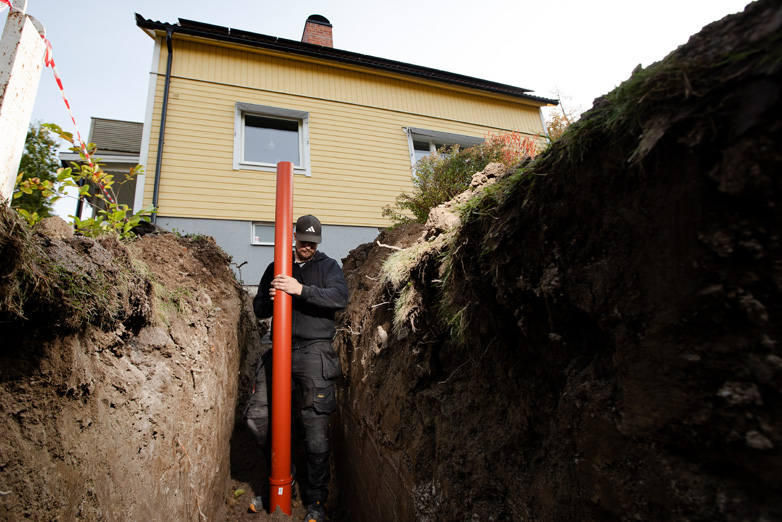 Företagsfoto Karlssons Rör Nyköping