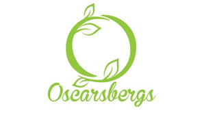 Logotype Oscarsbergs Trädgård Nyköping